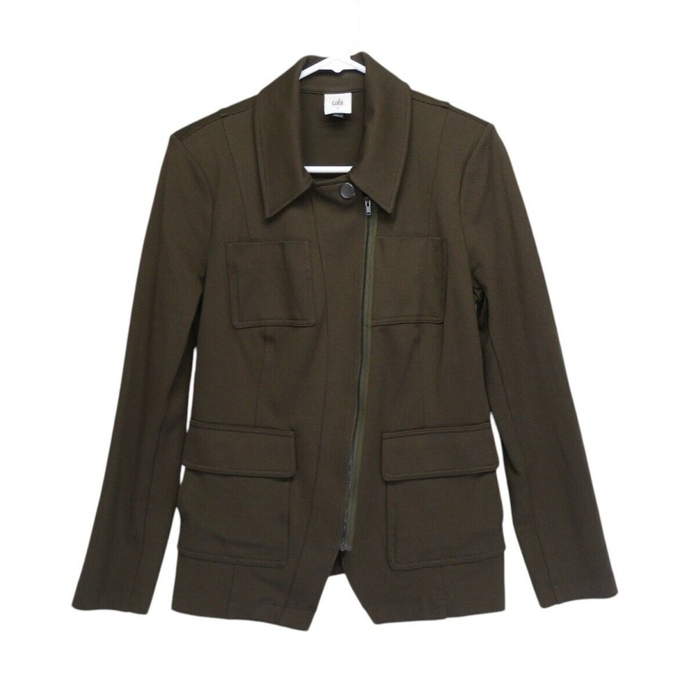 Cabi 4120 The‎ Academy Blazer jacket dark green army military womens size Small